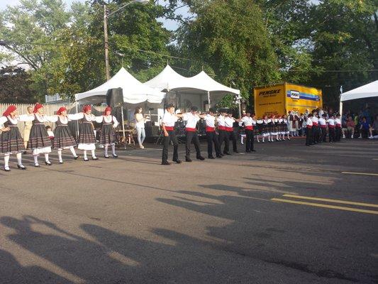 One of the best parts of the Greek Festival is watching the dancers. These kids work so hard and it's always great.