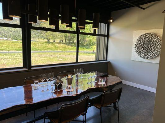 Group tasting room
