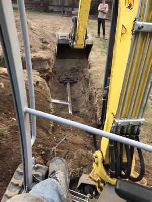 New septic drain system