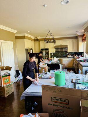 Kitchen packing/ Madalena Organizer/ Maggie Packing Solutions LLC