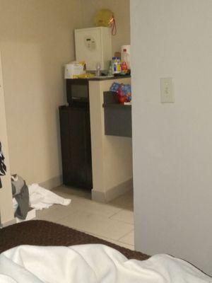 refrigerator, safe and microwave