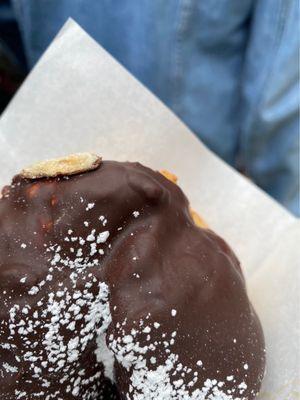 Chocolate eclair cream puff from beard papas!!