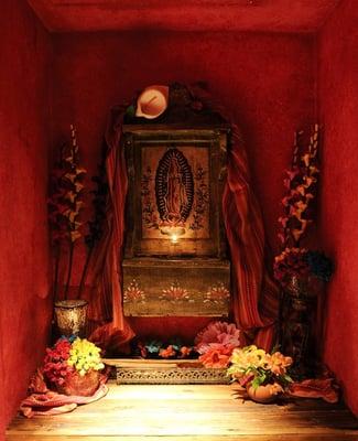 The alter. Virgen De Guadalupe