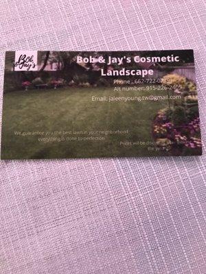 Bob & Jay's Cosmetic Landscape