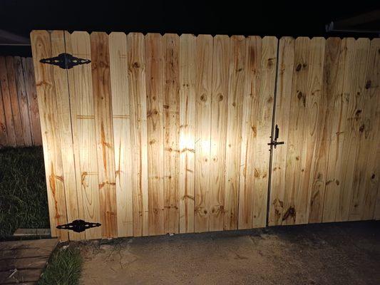 Gate repair came out beautiful