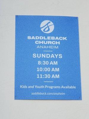 Saddleback Church - Anaheim