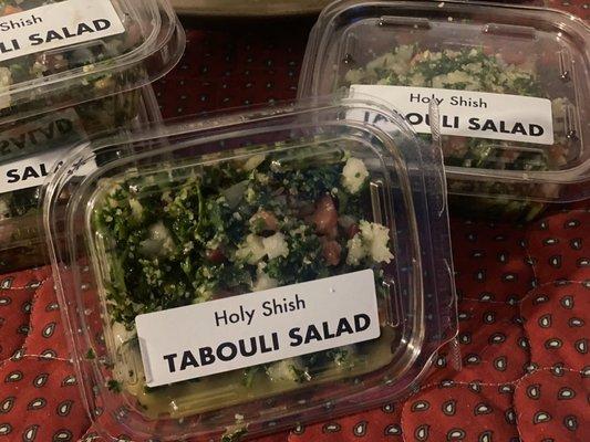 Who want some tabouli. Home made only $5 each