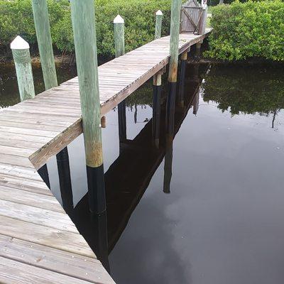 Dock Pole Protector