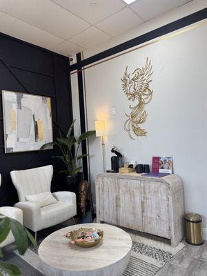 Offering snacks coffee water etc