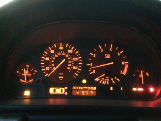 Warning Lights on the dashboard are calling your attention to a problem present and detected by the computer. FREE DIAGNOSTIC