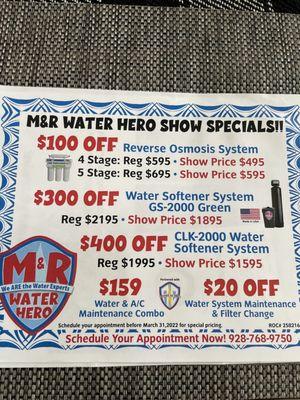 Lawn & Garden show special promo 02/2022.