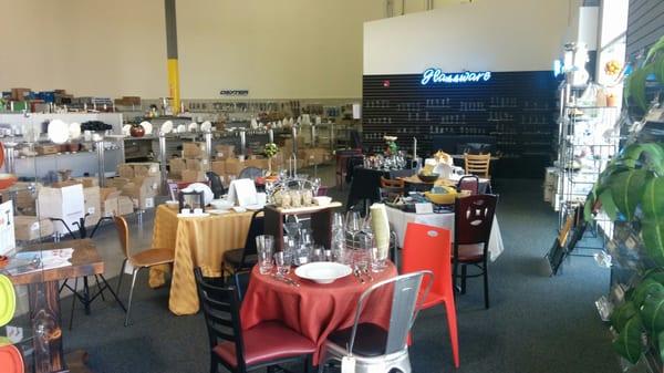 Shop our selection of dinnerware, glassware, flatware and furniture.