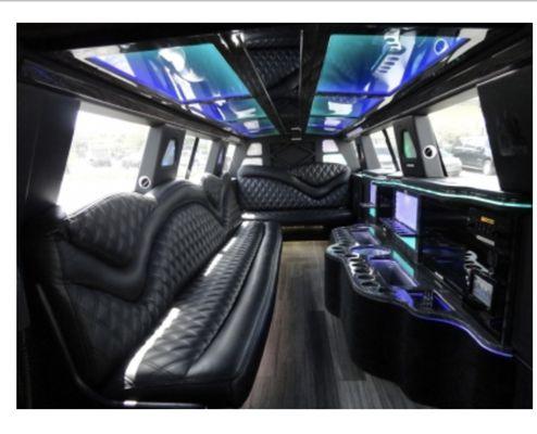 Inside stretch suv