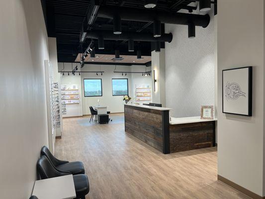 New location optical and waiting room