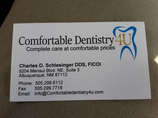 Charles Schlesinger, DDS - Comfortable Dentistry 4U
