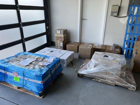 Two other deliveries, no problem.