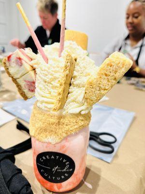 Strawberry Cheesecake Milkshake