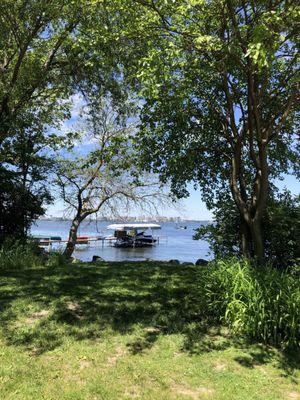 A little shady patch with and awesome view of downtown Madison!