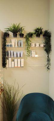 As you enter the peaceful space...