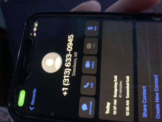 Left me on hold until they hung up a whole hour yup I say to see if they would come back to the line to even say sorry we close but no