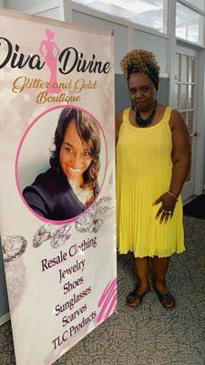 Diva Divine Glitter and Gold Boutique