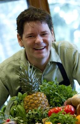 John, smiling and ready to cook!