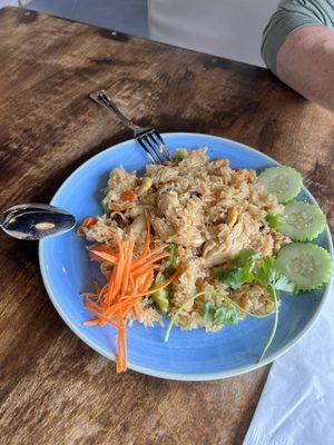 Chicken Fried Rice w/ Medium Spice (spice requested)