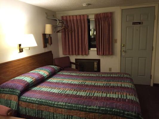 Small rooms of quite dated decor.