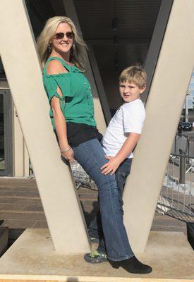 "V" FOR VICTORY!! OUT CELEBRATING WITH MY SON- ANOTHER FANTASTIC REAL ESTATE SALES MONTH- THANK YOU CLIENTS!!