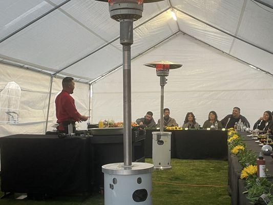 San Storm Teppanyaki Catering Services