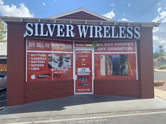 Silver Wireless 
Buy 
Sell 
Trade 
Repair
Unlock
