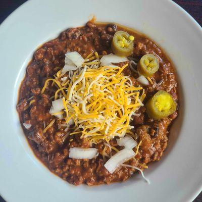 The best homemade chili around!