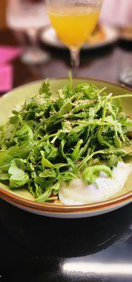 Believe it or not, this is a BLT Benedict. I'll be dreaming of this dressing until the day I return!