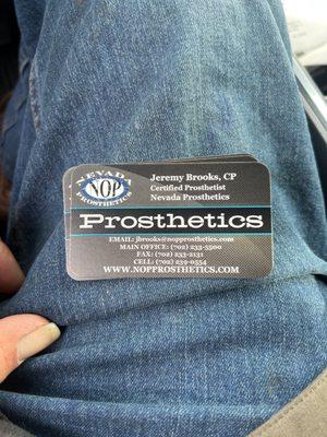 Nevada Orthotics & Prosthetics Inc