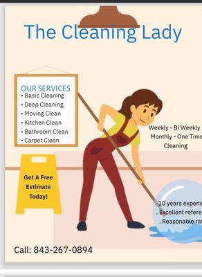 Cleaning lady