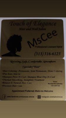 Touch Of Elegance Hair Salon