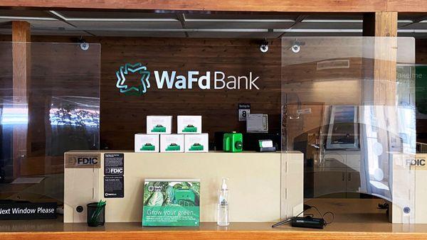 Photo of the WaFd Bank Branch location in Republic, Washington. Located at 702 S Clark Street, Republic, WA 99166