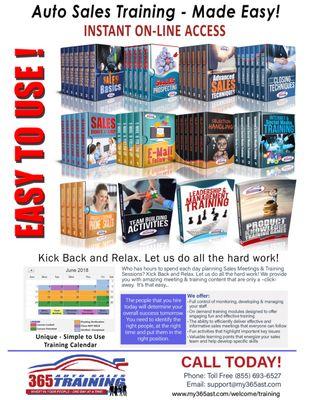 Instant Online Access! User Friendly - Call Today!