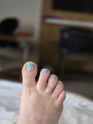 Ombre acrylic with THE