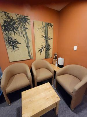 comfortable waiting room