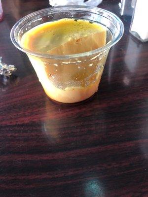 Flan is always good here