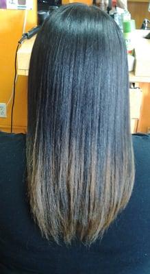 My 1st visit- w/ thick hair & this was the end result. No complaints , quick service, & affordable prices, cnt beat $8 doobies