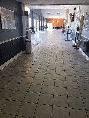 Post Cleaning of Lobby at CRC Belton.