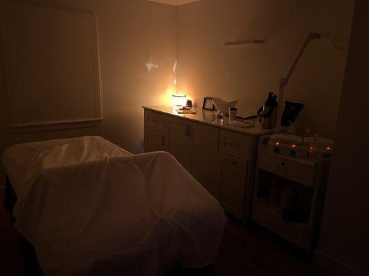 Inside of the massage room