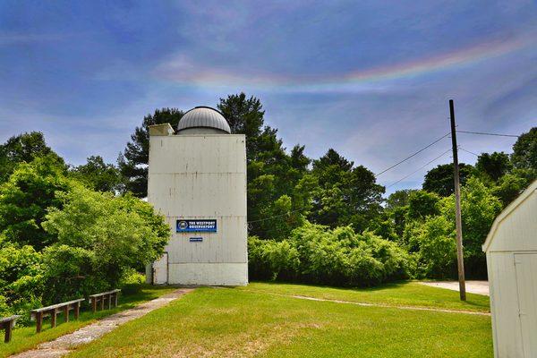 Circumhorizontal arc over the Westport Observatory