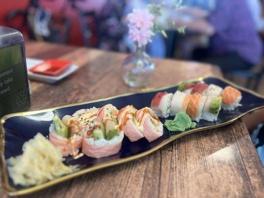 Dynamite Roll & Rainbow Roll