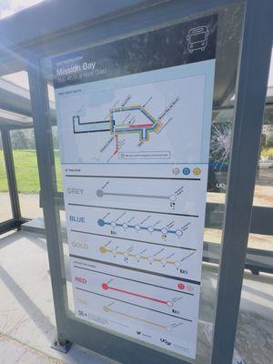 UCSF Shuttle Stop ~ Mission Bay 1650 4th St at Koret Quad {11/14/2025}