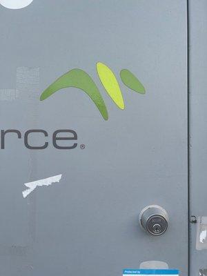 The back door of the Source.