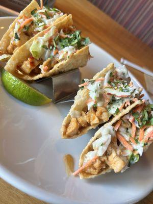 Chicken Wonton Tacos