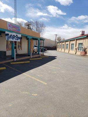 Don't park there!!! Trucks can't get by